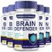 (5 Pack) Brain Defender Supplement Brain Defend Pills for Focus and Memory Support BrainDefender Advanced Nootropic Capsules Daily Clarity Cognitive Health Function Brain Defense Vitamins (300 Ct)