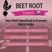 Herb Affair Organic Beet Root Powder - Natural Nitric Oxide Booster - USDA Organic Non-GMO Superfood Juice Powder - 300g - Buy Online on GoSupps.com