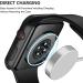 Misxi Waterproof Hard Case with Tempered Glass for Apple Watch Series 6/SE/5/4 40mm - Durable Protective Cover with Screen Protector (2-Pack) Matte Black - Buy Online on GoSupps.com