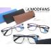 MODFANS 3 Pack Men's Reading Glasses - Blue Light Filter Metal Frame Rectangle Style Stainless Steel - Grey Brown Blue +3.00 - Buy Online on GoSupps.com