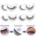 Geeneiya 20 Pairs 4D Volume Natural Short Mink Eyelashes Pack - Wispy Fluffy False Lashes Multipack - Buy Online on GoSupps.com
