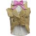 Doggy Dolly F036 Tuxedo for dogs with bow tie gold striped size: XXS XXS chest 26-28cm back 13-15cm