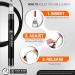 Epitomie Fitness Sonic Boom M2 High Speed Jump Rope - Weighted, Self-Locking Design, 360 Spin, Silicone Grip - Includes 2 Speed Cables - Carbon Black - Buy Online on GoSupps.com
