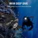 Windfire Scuba Diving Light 5000 Lumen Headlamp | 5 Modes XM-L2 Dive Flashlight | IPX8 Waterproof, 80m Underwater | Safety Snorkeling Light with Charger - Buy Online on GoSupps.com