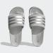Adidas Women's Adilette Comfort Slides Slippers - Grey Two/Silver Met. - Size 38 EU | International Shipping Available - Buy Online on GoSupps.com