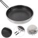 MAGICLULU Stainless Steel Griddle 1pc Outdoor Non Stick Pan Iron Honeycomb Water Cup Camping Skillet - Buy Online on GoSupps.com