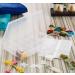 Embroidery Floss Organizer Box with 17 Compartments and 100 Cardboard Bobbins - Cross Stitch Supplies and Storage with Floss Number Stickers - Buy Online on GoSupps.com