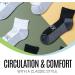 Sugar Free Sox Men's Diabetic Socks - Seamless Toe, Ankle Length for Health & Comfort - Buy Online on GoSupps.com
