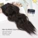 Invisible Wire Hair Extensions | Adjustable Size | Long Wavy Hairpiece 20 Inch Dark Brown - Buy Online on GoSupps.com