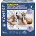 The Honest Company Clean Conscious Overnight Diapers | Plant-Based, Sustainable | Cozy Cloud + Star Signs | Club Box, Size 5 (27+ lbs), 40 Count