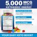 Keto Burn Gummies 5000 MG - Extra Strength Ketosis Support for Advanced Weight Management - Improve Metabolism and Boost Energy - 60 Gummies - Buy Online on GoSupps.com