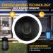 Electric Bug Zapper 4200V Waterproof Outdoor Insect Killer with Light Sensor - Dark-black - Buy Online on GoSupps.com