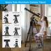 5 in 1 Aluminum Camera Tripod & Monopod for DSLR, iPhone & Camcorder - Black - Buy Online on GoSupps.com