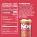 Organic Koe Kombucha Cans - Strawberry Lemonade | 12 oz Pack of 12 | Sparkling Probiotic Drink with Vitamin C - Buy Online on GoSupps.com