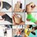 Self Adhesive Bandage Wrap - 12 Pack | 2 Inch x 5 Yards | Cohesive Medical & Sports Tape for Athletic Support Wrist & Ankle Injuries - Buy Online on GoSupps.com