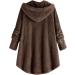 Buy Hanxiulin Women's Plush Jacket - Cozy Warm Fleece Winter Zipper Jacket in Coffee - Plus Size 5XL Fashion - Buy Online on GoSupps.com