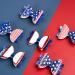 Whaline 4th of July Bow Hair Clips Set - Glitter American Flag Barrettes for Girls and Women - Patriotic Stars and Stripes Hair Accessories - Buy Online on GoSupps.com