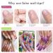 Venares 500-Piece Nail Tips Set with Glue - 10 Sizes Soft Gel Full Cover Fake Nails for Perfect Gel Manicures - Buy Online on GoSupps.com