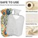 NAANLE Ethno-Patchwork Hot Water Bottle - 1L for Pain Relief & Therapy | Warm & Cool Comfort for Bed Hands & Feet - Buy Online on GoSupps.com
