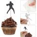 Football Cupcake Toppers Decorations Cocktail Picks Toothpicks Football Flag Food Picks for Sports Themed Party Game Day Football Party Favors for Boys Birthday - Buy Online on GoSupps.com