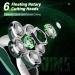 JIMSTER 5-in-1 Head Shaver for Men - Waterproof Electric Bald Shaver Grooming Kit with Beard Trimmer and Nose Clipper - Cordless Type-C Charge - Green - Buy Online on GoSupps.com