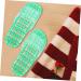 MAGICLULU 2 Pairs Slippers Quick Drying Shower Slippers Green Home Indoor Slippers Non Dorm Shoes Gym Foot Spa Soak Tub Shower Footware Massaging Travel Pvc Household Plastic Barrel 25x9.5cm 8x3pcs Greenx3pcs - Buy Online on GoSupps.com