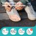 Toe Separators - 2 Pairs Soft Gel Spacers for Bunions & Foot Pain Relief | Stretcher for Men & Women (Clear + Large - Buy Online on GoSupps.com