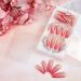 Niceneeded 24pcs Extra Long Pink Coffin Press-On Nails - Ballerina Style Fake Acrylic Nails for Women - Full Cover with Case - Buy Online on GoSupps.com
