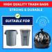 55 Gallon Trash Bags Value Pack - 50 Count with Ties - Extra Large Black Outdoor Bags | 60 Gal, 55 Gal, 50 Gal Can Liners (50 Count) - Buy Online on GoSupps.com