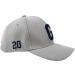 Negro League Grays Baseball Hat #20 Josh Gibson - Adjustable Buckle Strap Cap for Men and Women, Grey - Buy Online on GoSupps.com