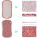 Scrubbing Sponge Kitchen Scouring Pads Washing up Pad Double Side Sponges Scourer Wash Pad Cloth Non-Scratch Scouring Pads for Cleaning Great for Non Stick Pan Pot (4 Pieces) - Buy Online on GoSupps.com
