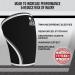 Buy Nordic Lifting 7mm Neoprene Knee Sleeves for Cycling - USPA Approved Compression Support - Black XL X-Large - Buy Online on GoSupps.com