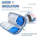 Youshares Insulin Cooling Bag - TSA Portable EVA Pack for Insulin Pen & Diabetes Accessories | Travel-Friendly Diabetics Bag with 2 Nylon Cooling Packs - Buy Online on GoSupps.com