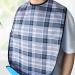 HACLEN Adult Bib for Women Men Plaid Pattern Feeding Bibs with Crumb Catcher Clothing Protectors with Snap Washable 1 - Buy Online on GoSupps.com