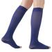 Dark Blue Open Toe Compression Socks 15-20mmHg | Toeless Compression Socks for Swelling Relief & Varicose Veins - Shop Now - Buy Online on GoSupps.com