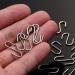 150 Mini S Hooks with Storage Box - Metal S-Shaped Wire Hangers for DIY Crafts and Hanging Jewelry - 22 x 8 mm - Buy Online on GoSupps.com