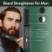 REHOYO Beard Straightener Comb for Men | Electric Hair Straightener & Beard Brush - Black | Ideal for Smooth & Tamed Beards - Buy Online on GoSupps.com