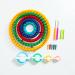 Knitting Loom Craft Kit Round Knitting Loom -Include Hook Needle  Pompom Maker Round Loom