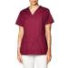 WonderWink Women's Wonderflex Verity Scrub Top Large Wonderflex Verity Women's Scrub Top Wine