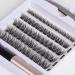 DIY False Eyelashes 45 Cluster Lashes | C Curl Reusable Soft Individual Lashes | Natural Look with Clear Glue | Strong Hold 10-16MM | Fluffy and Reusable - DM01-Natural - Buy Online on GoSupps.com