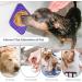 Licky Mats for Dogs Pack of 2 Licky Mats With Spatula - Dogs Accessories Bathing Training Pad With Strong Suction Cup - Slow Pet Feeder For Food Treats Peanut Butter (Light Blue/Purple) - Buy Online on GoSupps.com