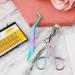 Lash Curler Tweezers Set 2 in 1 Stainless Steel Eyelash Tweezers with Eyelashes Curler Eyelash Applicator Tool for Women Girls Makeup Beginner & Makeup Artist (Colorful) - Buy Online on GoSupps.com