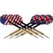 Paper Wound Dart Board Set | Indoor Hanging Target Game with 20-Point Bulls-Eye | Includes 6 Brass-Tipped Darts by Trademark Games - Buy Online on GoSupps.com