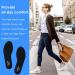 LTOHOE Memory Foam Insoles for Women - Shock Absorbing Shoe Inserts for Foot Pain Relief - Comfortable Inner Soles for Running, Hiking, Sneakers - 8mm Black, US 8.5 - Buy Online on GoSupps.com