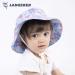LANGZHEN Baby Girls Sun Protection Beach Hat with Chin Strap - Purple, 1-2 Years - Buy Online on GoSupps.com