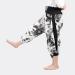 Japanese Carp Pattern Saruel Pants | Wide Aladdin Yoga Gaucho Dancewear - Buy Online on GoSupps.com