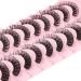 Yawamica Russian Strip Lashes - Clear Band D Curl Fluffy Wispy Natural Cat Eye Look - Buy Online on GoSupps.com