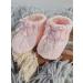 Royal Icon Newborn Baby Booties with Bow | Soft Knitted Bootees for Boys & Girls | 0-3 Months | Ideal for Indoor & Outdoor Use | RI354 - Pink - Buy Online on GoSupps.com