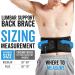 Lumbar Support Back Brace for Plus Size Men and Women (50-70) - Improve Posture and Relieve Pain - Buy Online on GoSupps.com