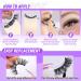 Self Adhesive Eyelashes | No Glue Needed | Natural Wispy Faux Mink Lashes | Reusable & Fluffy | Includes Lash Clip & Tweezers - 85-B - Buy Online on GoSupps.com